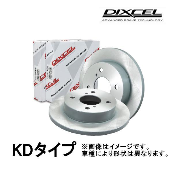 DIXCEL KD type ブレーキローター フロント タント エグゼ NA (Solid DISC) L455S 09/12〜2012/4 KD3818017S｜moh2