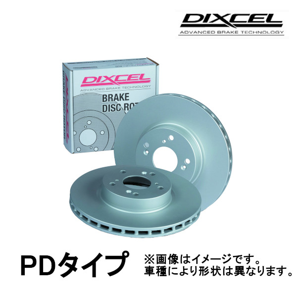 DIXCEL ブレーキローター PD フロント プジョー 3008 1.6 TURBO (R：BR