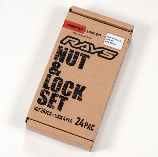 レイズ　ナット&ロックセット　74081000006BK RAYS レイズ ナット＆ロックセット ロックナットブラック M14xP1.5