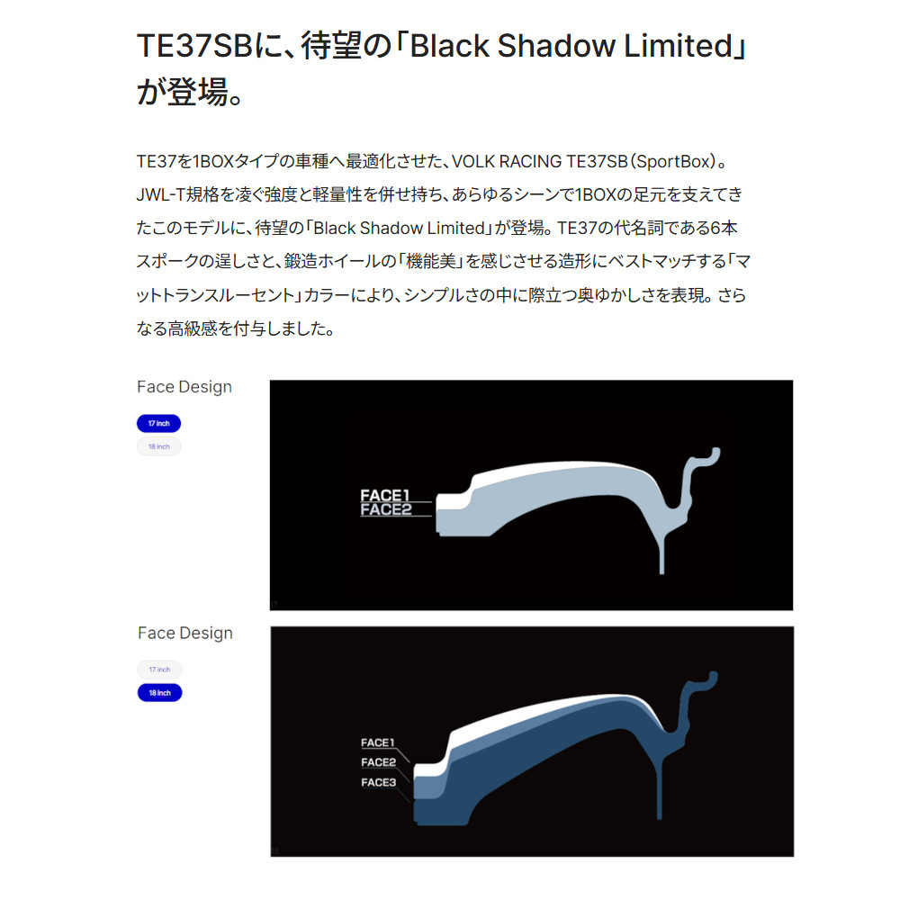 RAYS レイズ ボルクレーシング TE37SB Black Shadow Limited 6/139.7