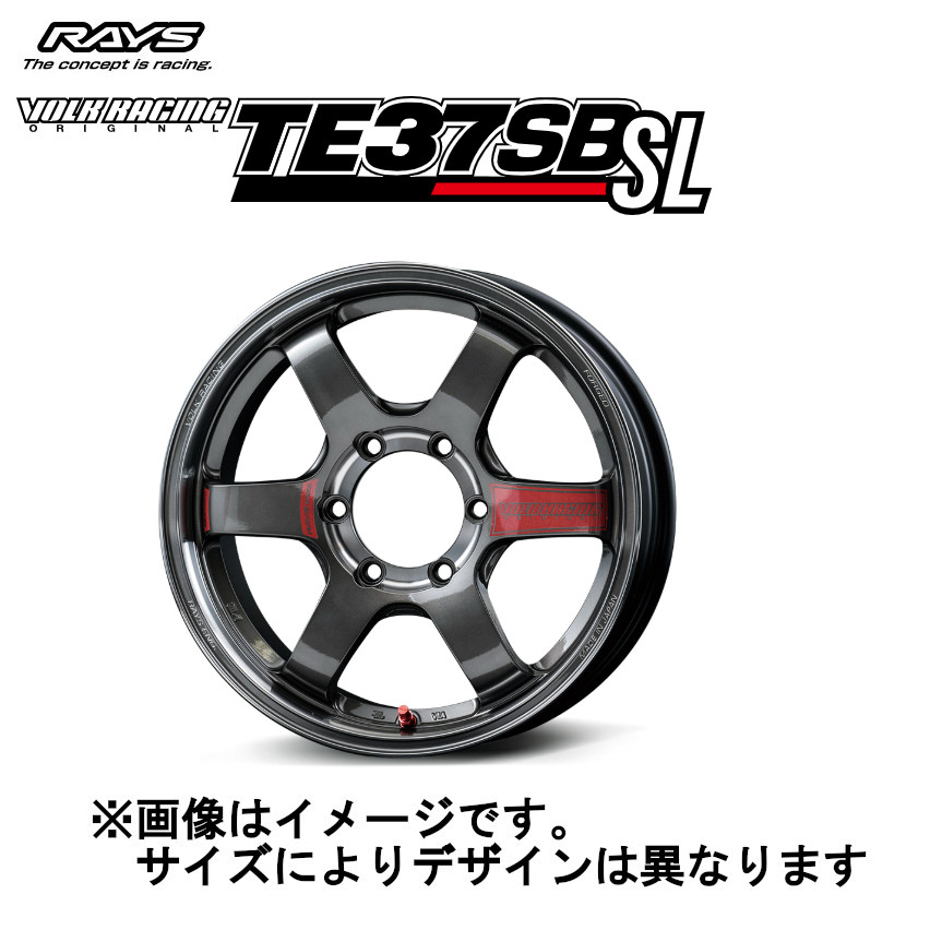 レイズ ボルクレーシング TE37SB SL (4本セット) 6/139.7 17x6.5J +37 プレスドグラファイト （PG） 06867653716PG
