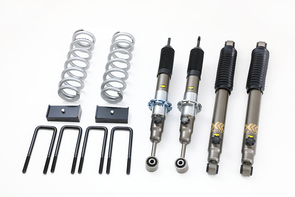 ハイラックス125系　ジャオス　車高調 JAOS BATTLEZ リフトアップセット VFCA ver.B ハイラックス Z GR SPORT