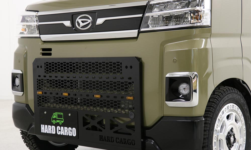 HARD CARGO ハードカーゴ LEDスキッドグリル ハイゼット カーゴ※FMC後 S700V、S710V LED：スモークアンバー