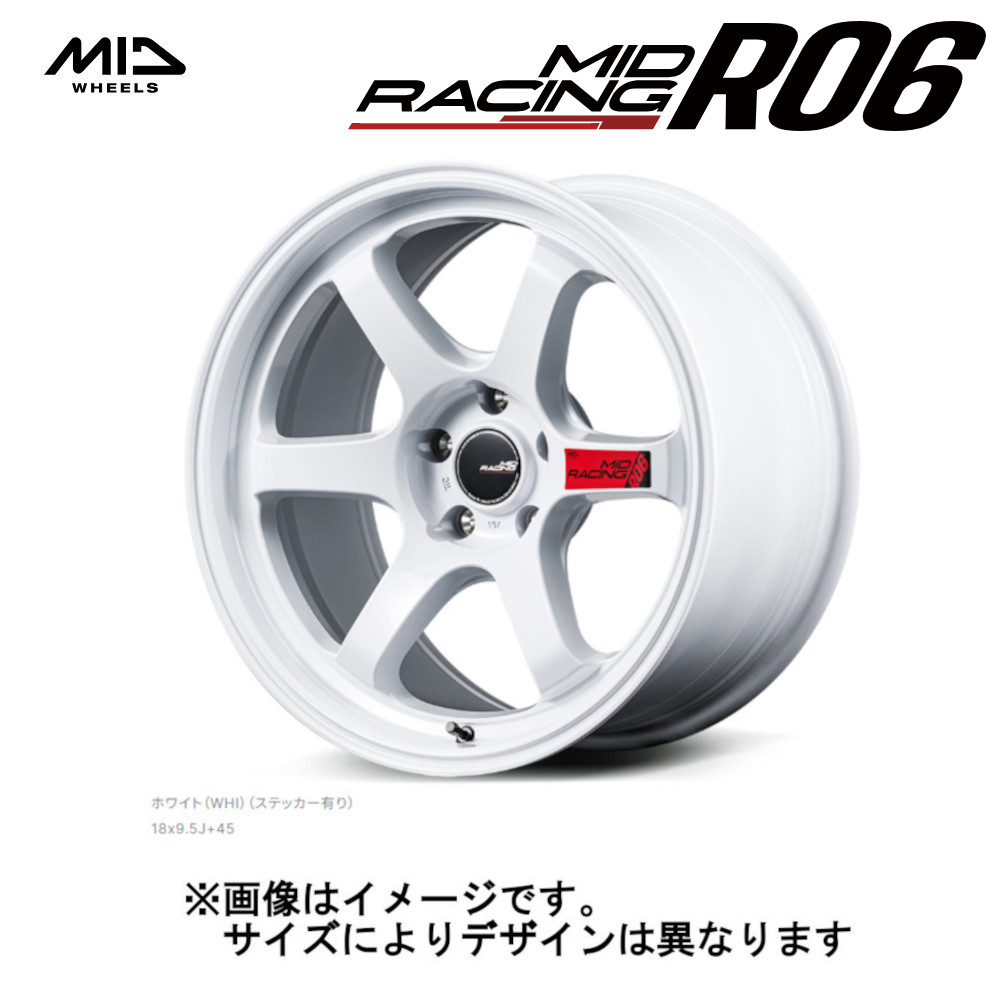 マルカサービス MID RACING MIDレーシング R06 5/100 18x7.5J +48
