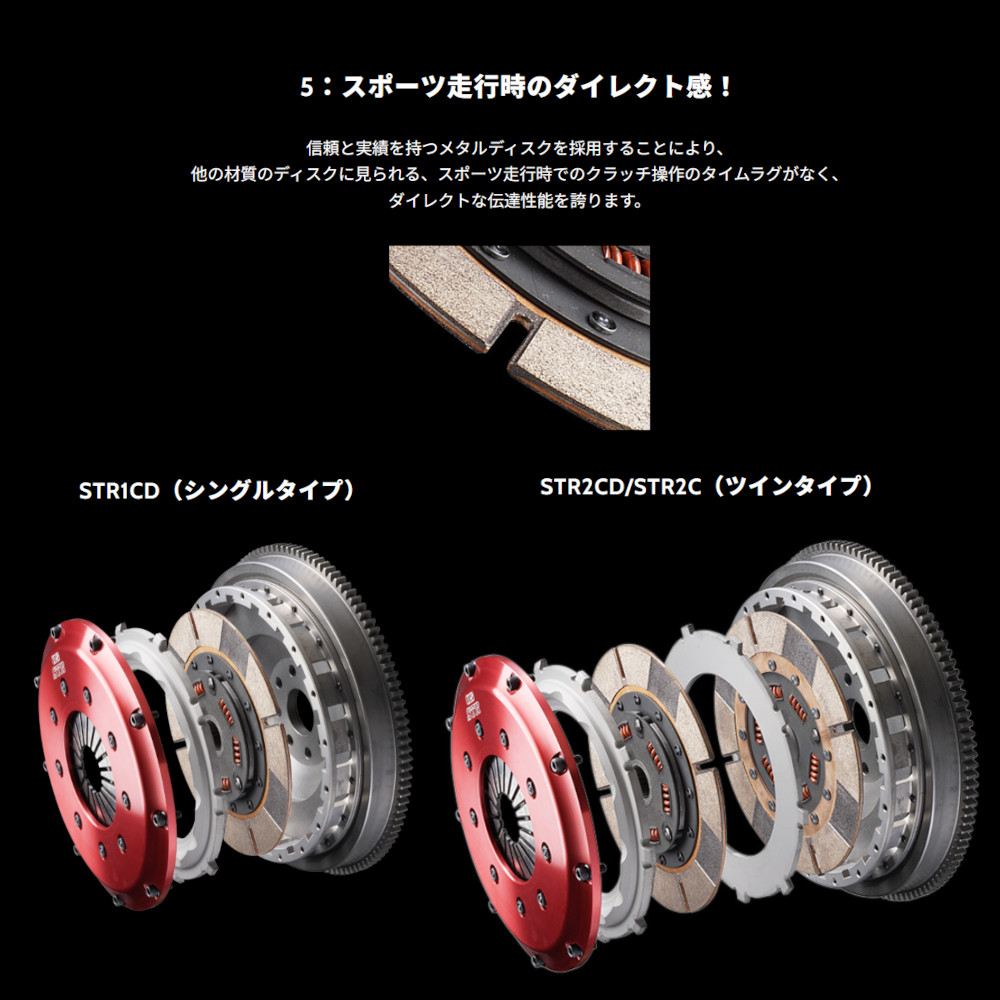 OS技研 STRシリーズ STR OS-STR クラッチ インプレッサ GDB/GRB STR2CD