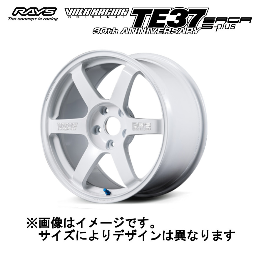 レイズ ボルクレーシング TE37 SAGA サーガ S-plus 30TH MACHINING (4本セット) 5/114.3 17x8.0J +38 ホワイト (WH) 02407803895WH