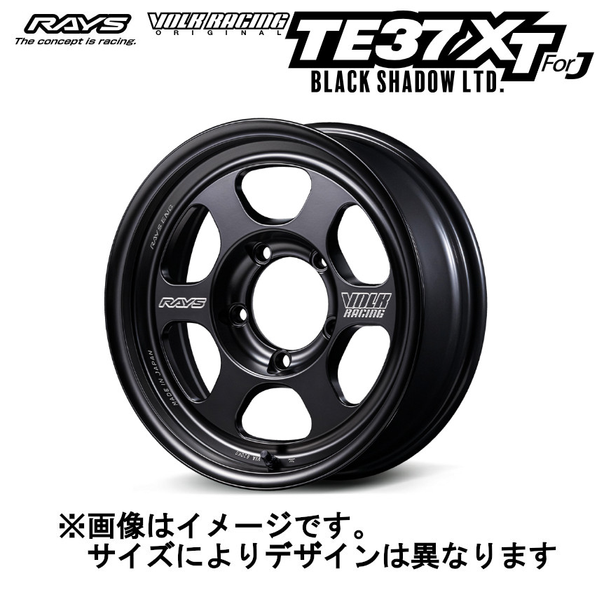 RAYS レイズ ボルクレーシング TE37XT for J Black shadow LTD. (2本