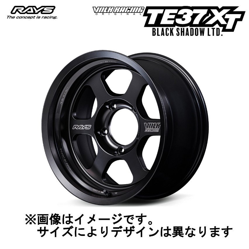 RAYS レイズ ボルクレーシング TE37XT Black shadow LTD. 5/150 16x8