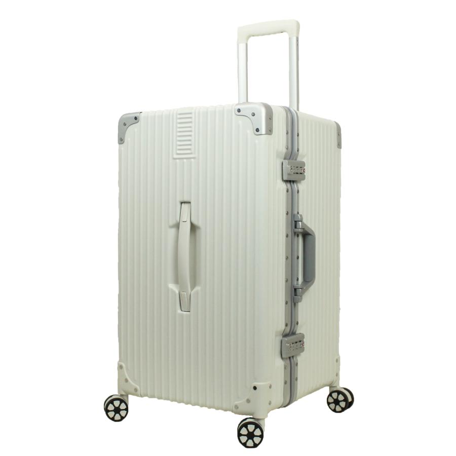 スーツケース  キャリーケース LLサイズ 大人気 当日発送 日本企業企画 大型 大容量 100L以上 キャスターカバー アルミ フレーム 長期出張 留学 海外旅行｜moierg｜03