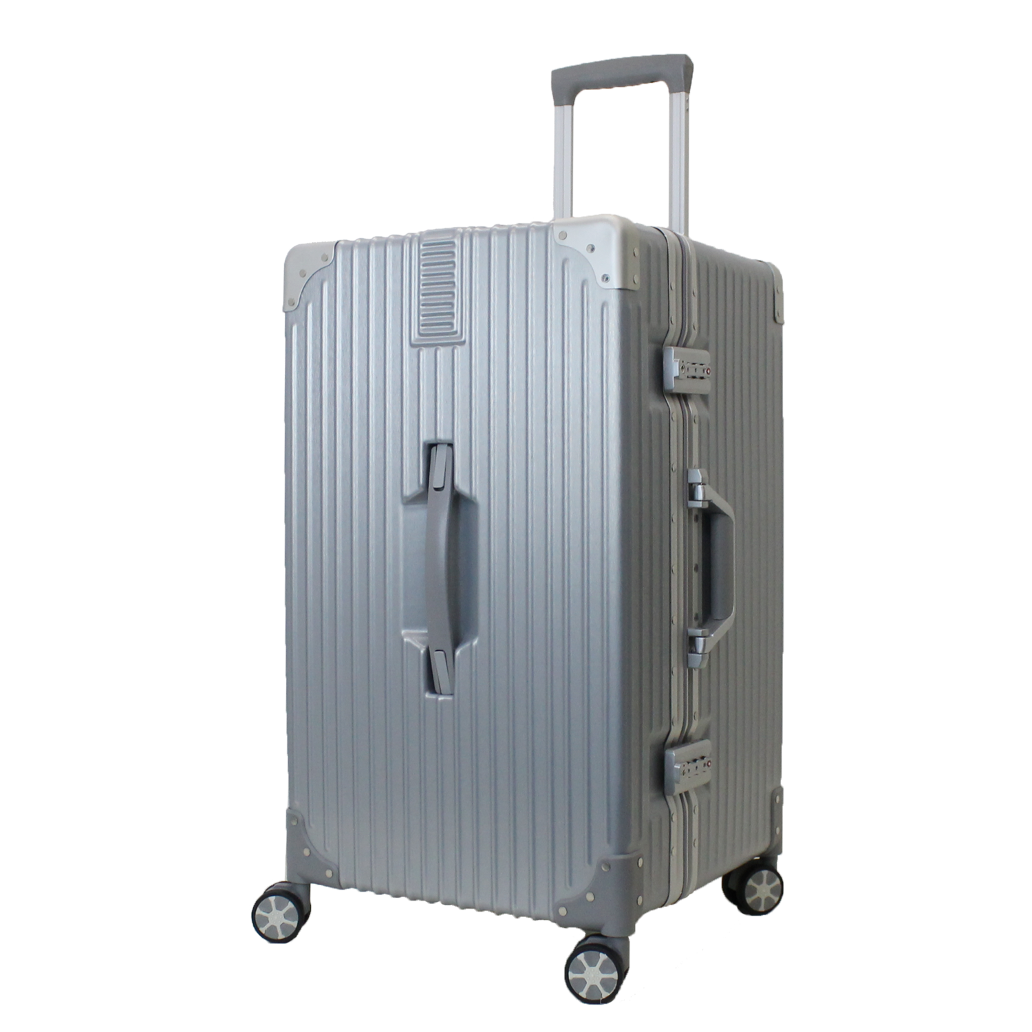 スーツケース  キャリーケース LLサイズ 大型 大容量 超軽量 大人気 100L以上 キャスターカバー アルミ フレーム 長期出張 留学 海外旅行｜moierg｜05