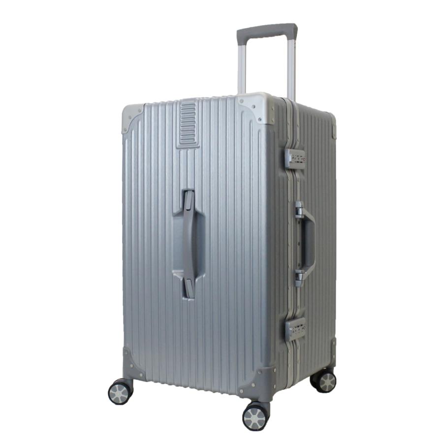 スーツケース  キャリーケース LLサイズ 大人気 当日発送 日本企業企画 大型 大容量 100L以上 キャスターカバー アルミ フレーム 長期出張 留学 海外旅行｜moierg｜05