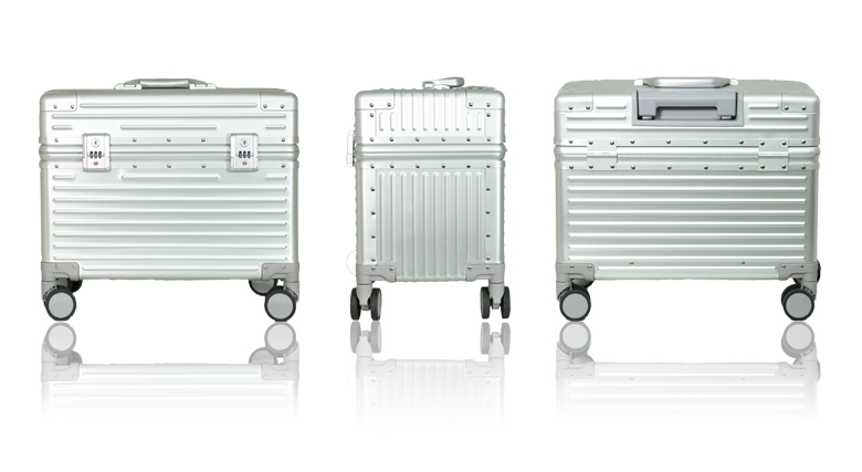 [￥10000 OFF] スーツケース キャリーケース M トップオープン 日本企業企画 オールアルミ 小型 上開き 出張 ビジネス おしゃれ