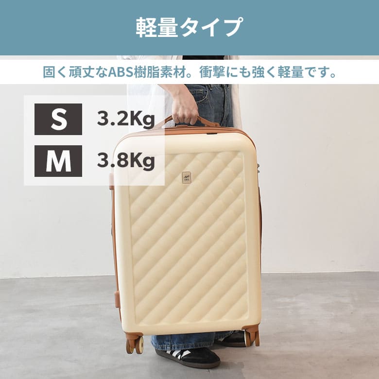 MOIERG スーツケース M Mサイズ キャリーケース 軽量 大容量