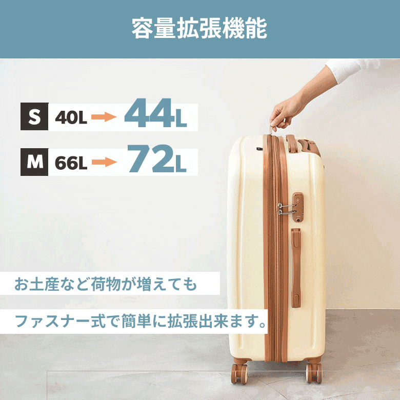 [モアエルグ MOIERG] 2WAY キャリーケース 機内持ち込み可 Sサイズ MOIERG スーツケース S Sサイズ キャリーケース 軽量 拡張 マチ