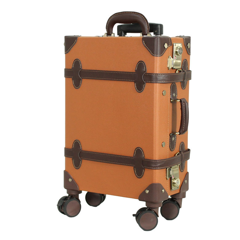 HOT大人気レトロ　スーツケース　キャメル　旅行　バッグ　インテリア　収納 置物