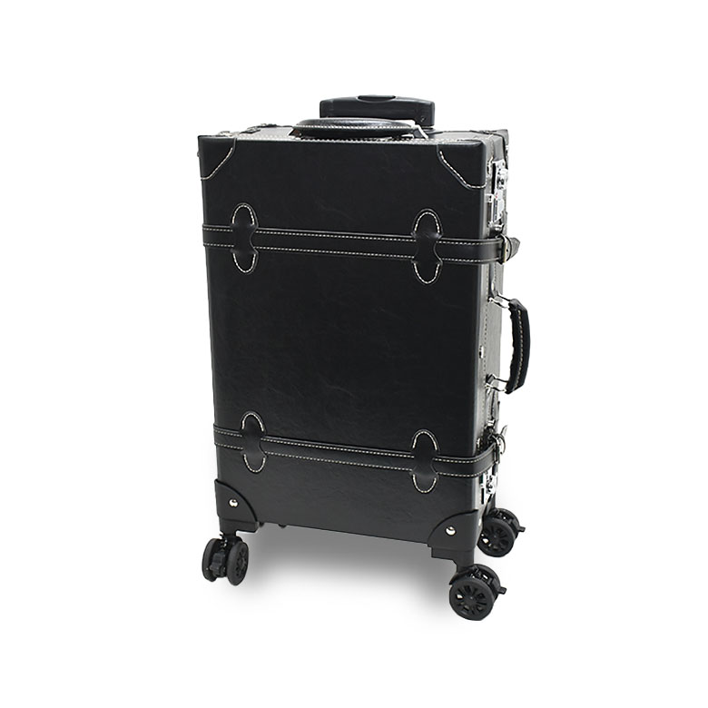 【未使用】モアエルグ キャリーケース スーツケース ブラック 鍵,ストッパー付き MOIERG（モアエルグ） 【5%OFFクーポン】 スーツケース M 軽量