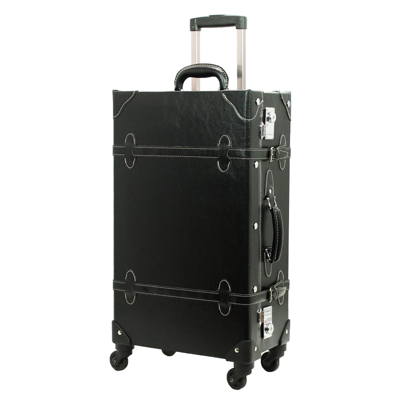 [￥2000/OFF] キャリーケース Mサイズ キャリーバッグ スーツケース 日本企業企画 おしゃれかわいいレトロ トランク アンティーク  クラッシック 女子 修学旅行