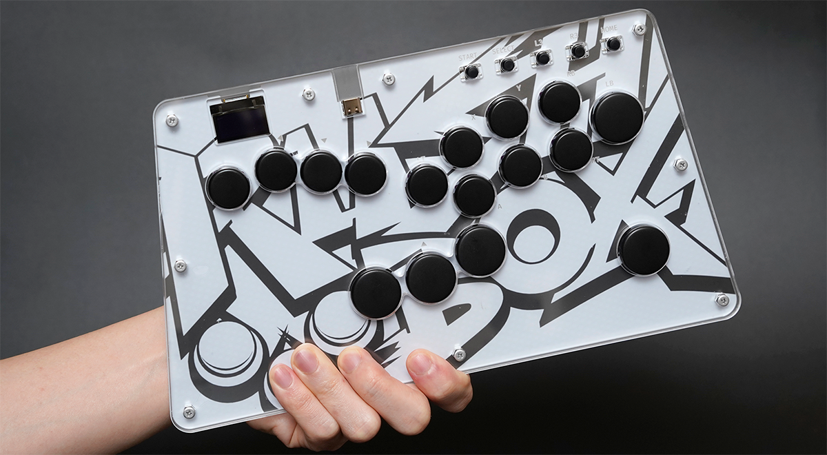 Rushbox Mini 16ボタン レバーレスコントローラー 薄型軽量 PC/Switch