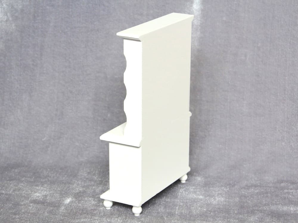 ミニチュア1/12 家具 ドールハウス 棚 幅9×高さ16×奥行4cm 白