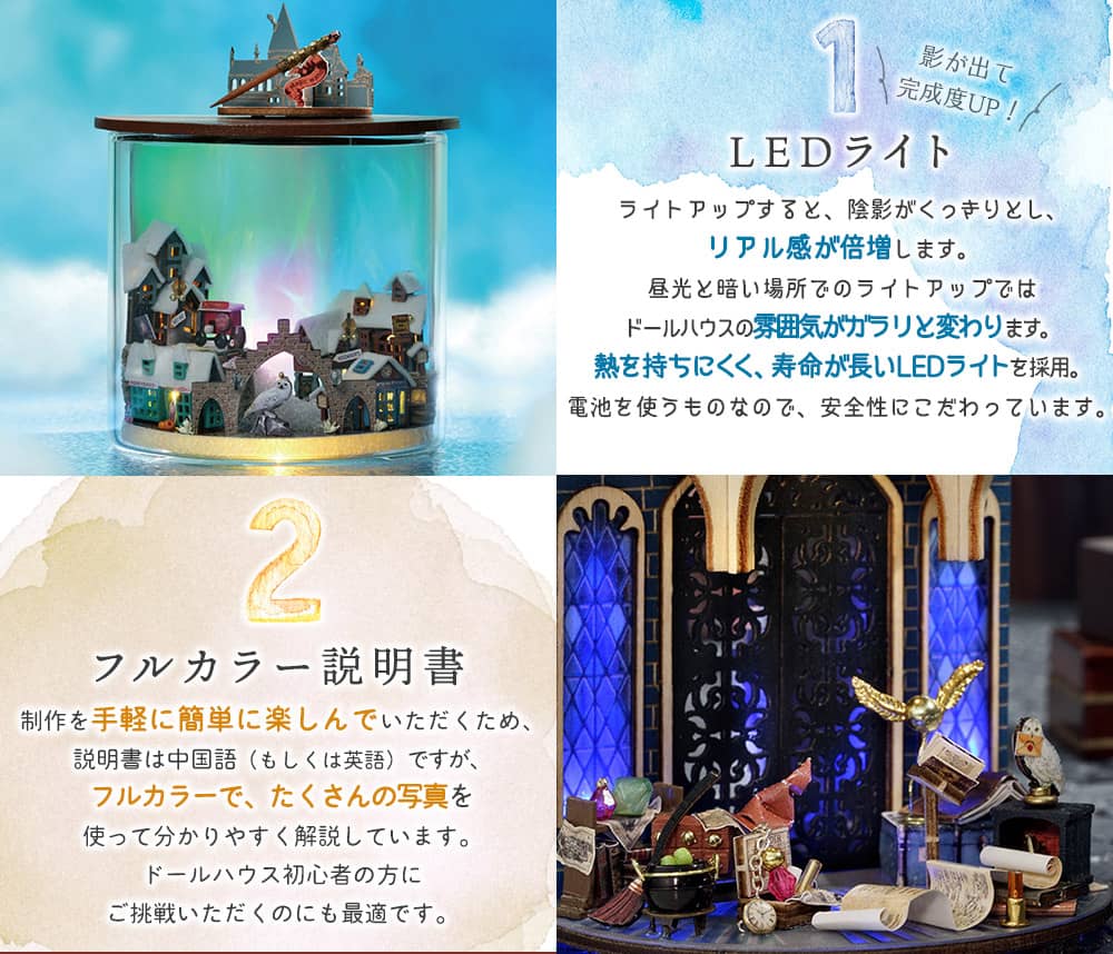 ドールハウス ミニチュア 手作りキット セットテラリウム 瓶 ドリーム