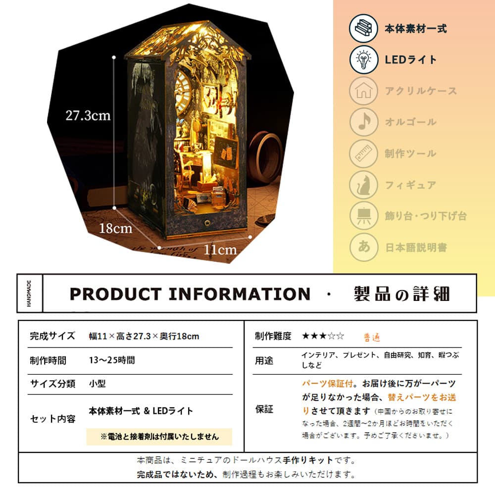 エコラクチャー MD01 マイクロドールハウス 農家 (組み立て