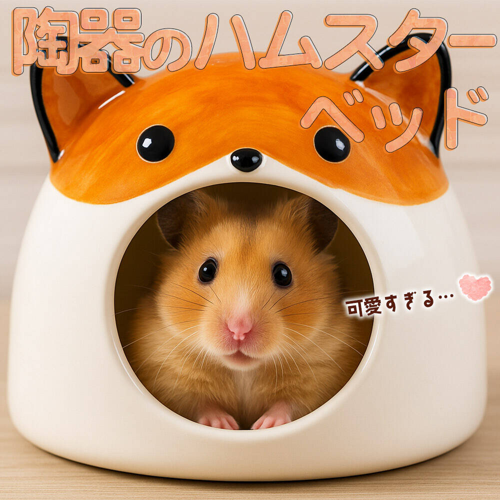 ゴールデン ハムスター キンクマ 鳥 インコ リス ペット 小動物 陶器