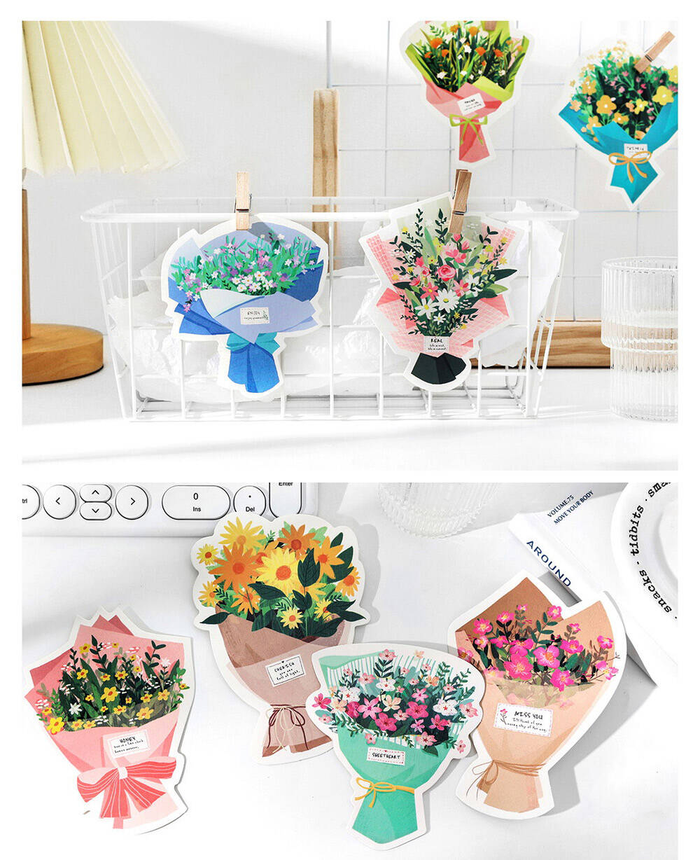 ポストカード メッセージカード30枚セット 30種 花束 ブーケ 花