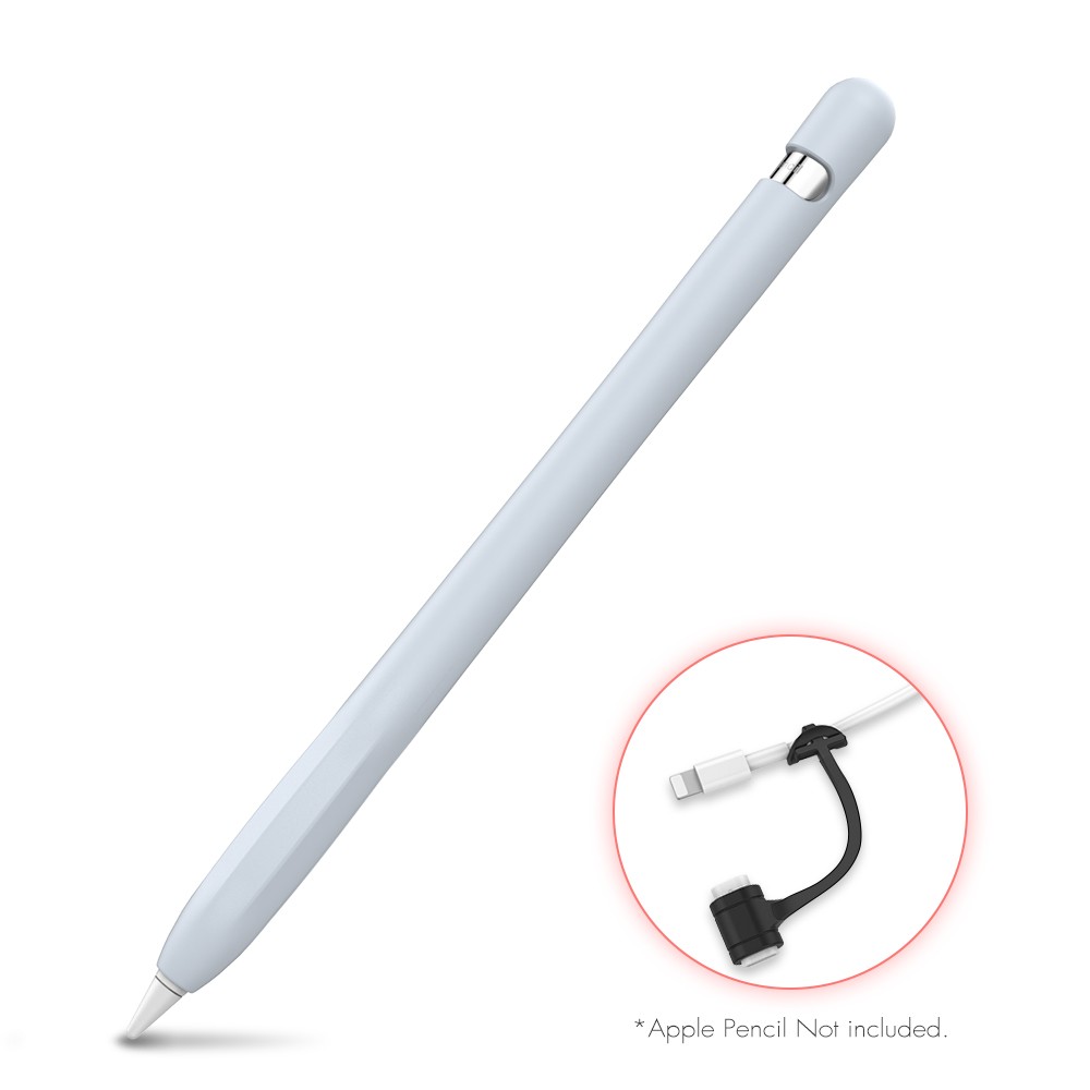 Apple Pencil 第1世代 ケース カバー 一体型 高品質シリコン キャップ 紛失防止 転がり防止 グリップ 滑り止め かわいい おしゃれ ipad ペンシルケース AHAStyle｜mokku-shop｜06