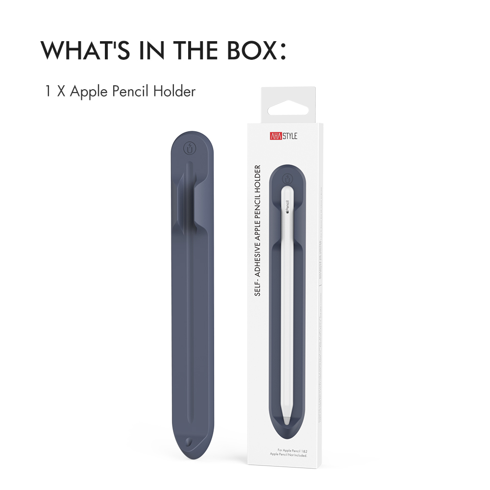 Apple Pencil ホルダー 第1世代 第2世代 ケース カバー 保護 アップルペンシル  磁石でくっつく iPad 張り直せる 紛失防止 おしゃれ AHAStyle｜mokku-shop｜02