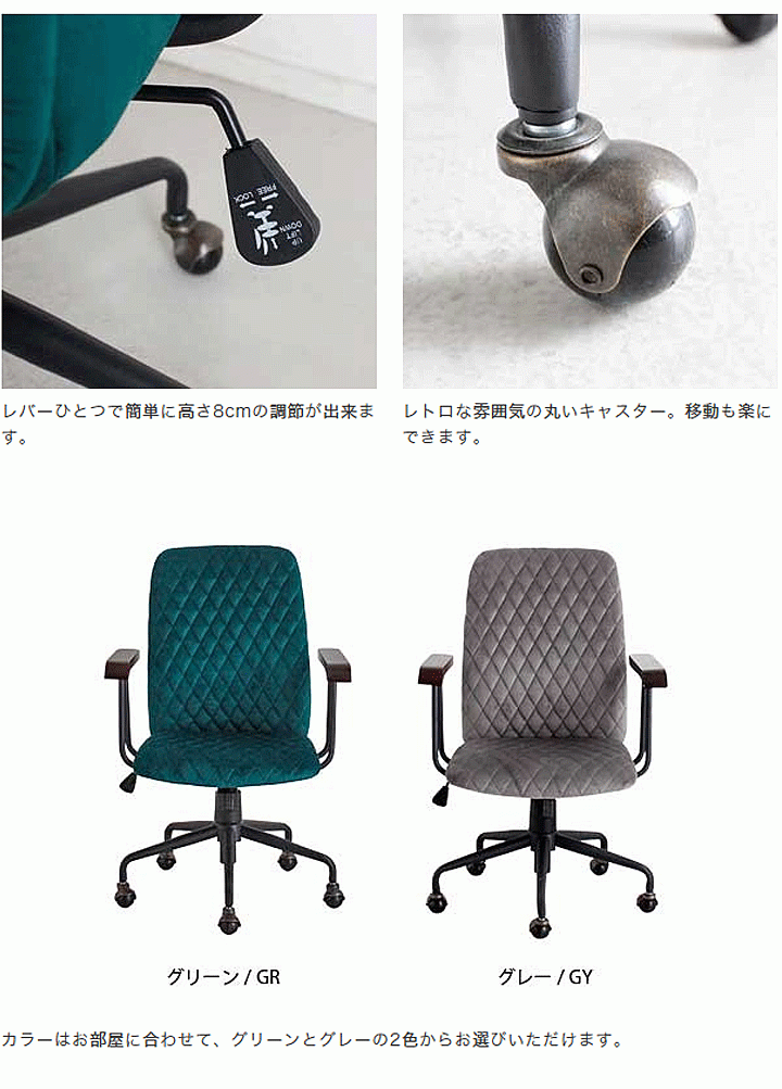 オフィスチェア デスクチェア Lax ラックス チェア レトロ