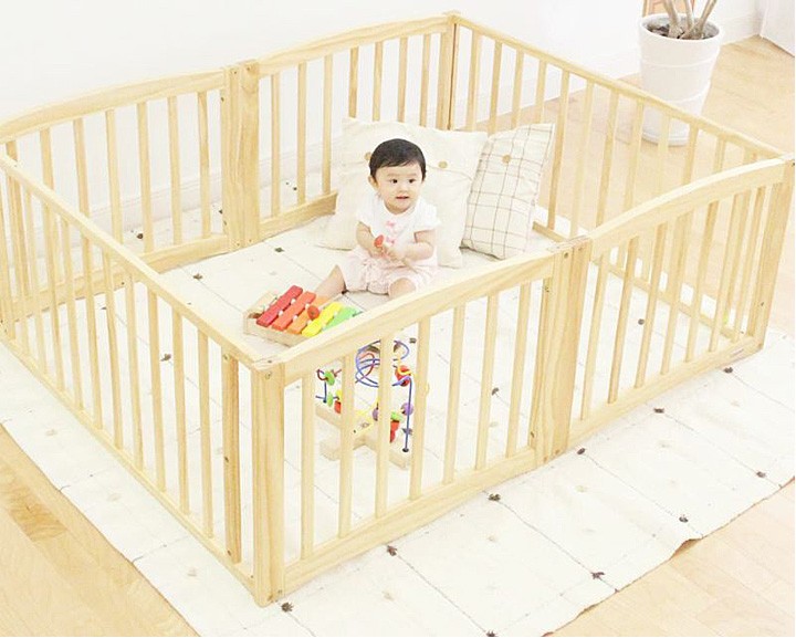 ベビーベッド LU プレイペン ベッド LU playpen yamatoya : mokd2028