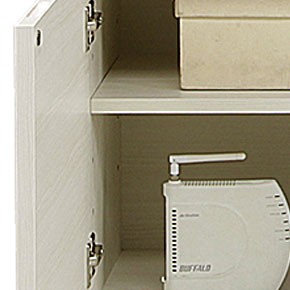 キャビネット リビングボード デスクキャビ ジェイク 110 伸縮テーブル 収納棚 チェスト デスク 机 テーブル 食器棚 日本製