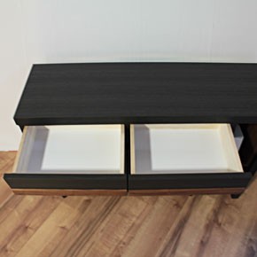 キャビネット リビングボード デスクキャビ ジェイク 110 伸縮テーブル 収納棚 チェスト デスク 机 テーブル 食器棚 日本製