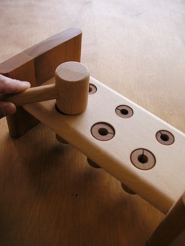 木のおもちゃ ハンマートイ 飛鳥工房 大川家具 : 大川家具 MOKU