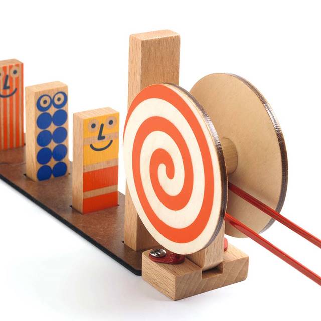 ジグアンドゴー 48ピース + 28ピース セット　ピタゴラスイッチ Amazon.com: DJECO Zig & Go Wooden Domino Race Construction