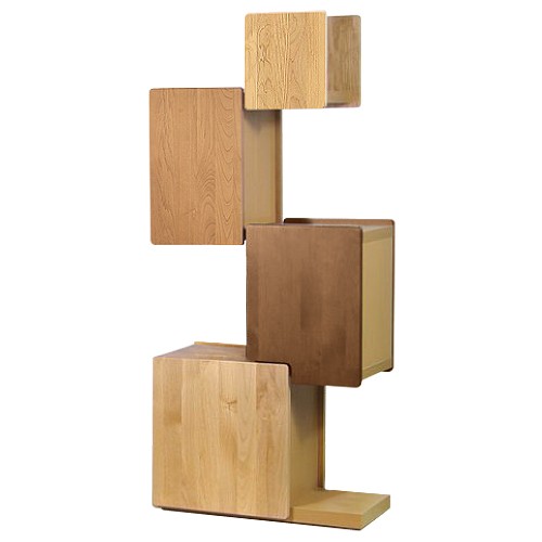 大川家具☆オスロ タワーシェルフ（W600×D300×H1370）☆ tower タワーシェルフ 幅60 国産 大川家具 木製 アルダー材 飾り棚