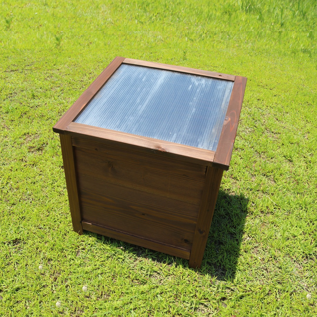【全国補助金実績多数】ベランダに置けるおしゃれな木製コンポストボックス（消滅型 キエーロ式） 手作り なまごみ処理容器 消滅型