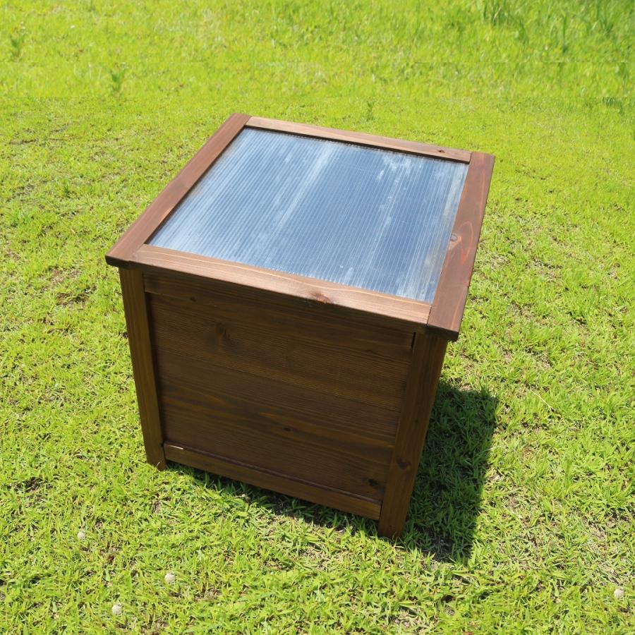 【全国補助金実績多数】ベランダに置けるおしゃれな木製コンポストボックス(消滅型 キエーロ式) 手作り なまごみ処理容器 VQ2747421044