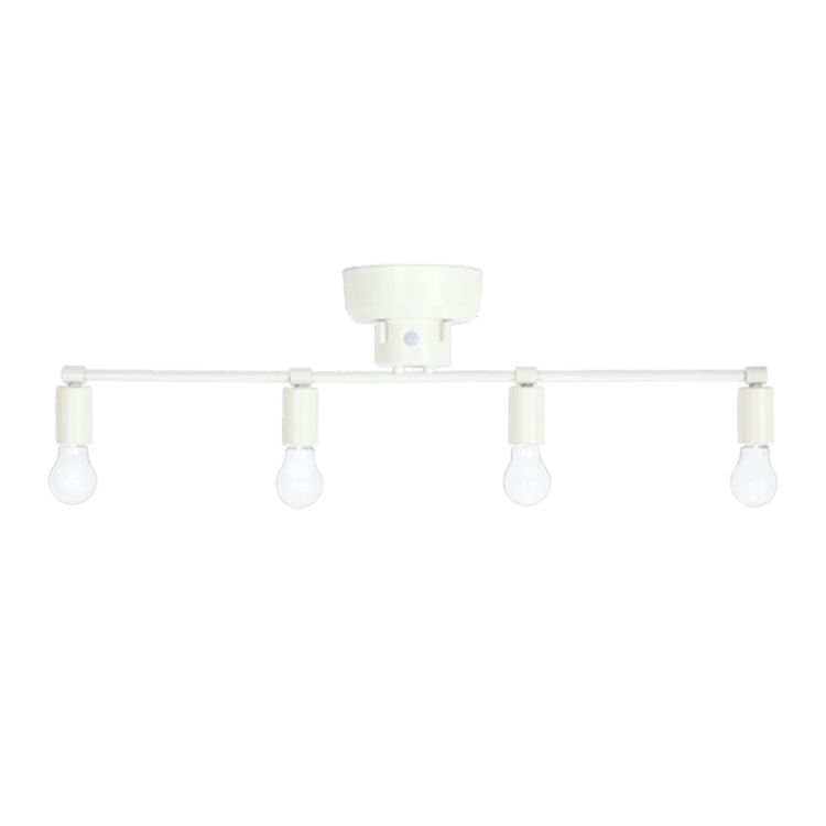 シーリングライト 照明器具 天井直付 おしゃれ リモコン付き 4灯 8畳