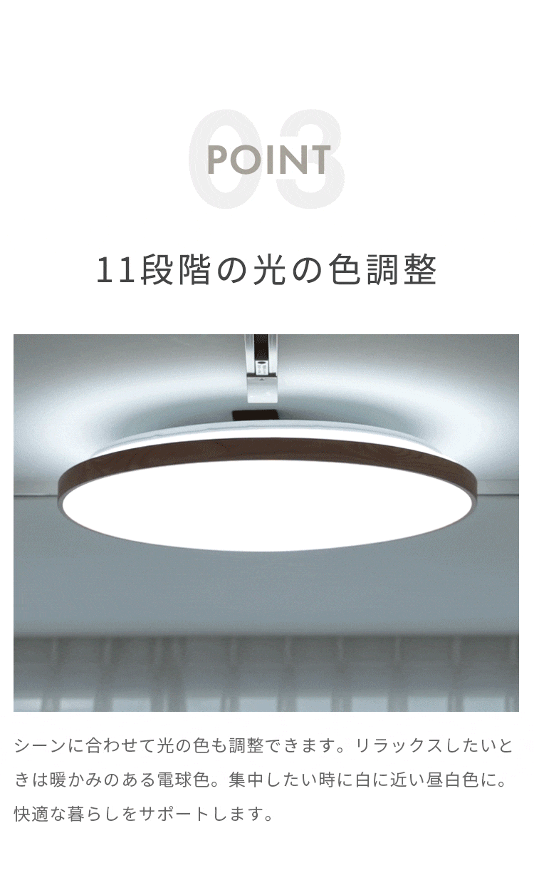 リモコン付き LEDシーリングライト 12畳用 ルクサンク 11段階調光 10畳