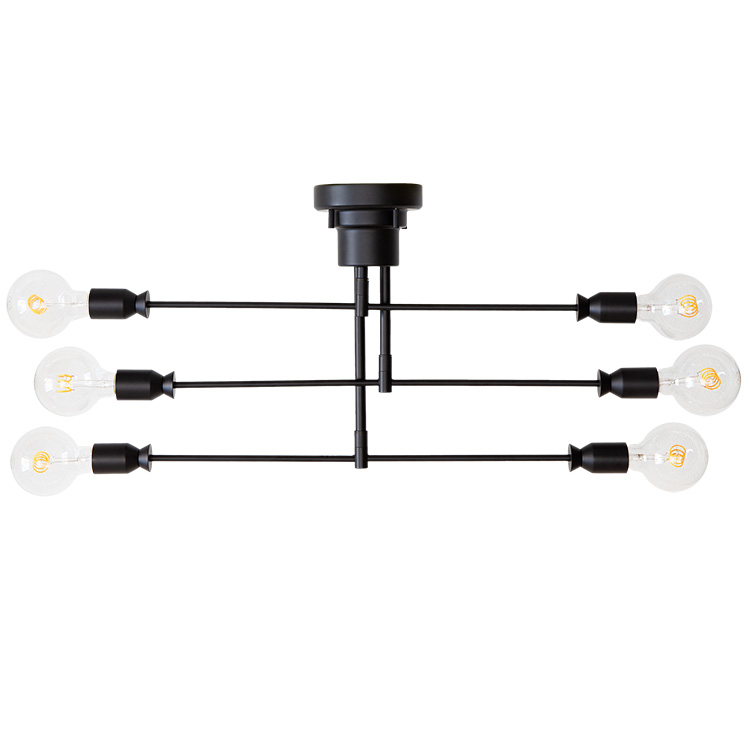 シーリングライト 6灯 12畳 14畳 照明器具 おしゃれ 照明 led 対応