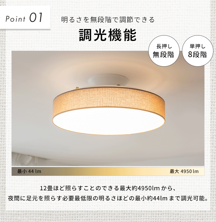 LEDシーリングライト ラメロシアリック