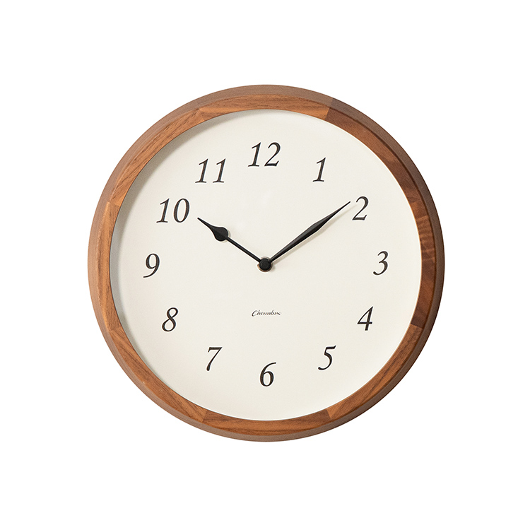 掛け時計 アナログ 電波時計 木製 Clair CLOCK クレールクロック 天然