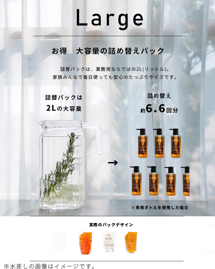 ヘアケアセット シャンプー コンディショナー ボディソープ ハジマリ