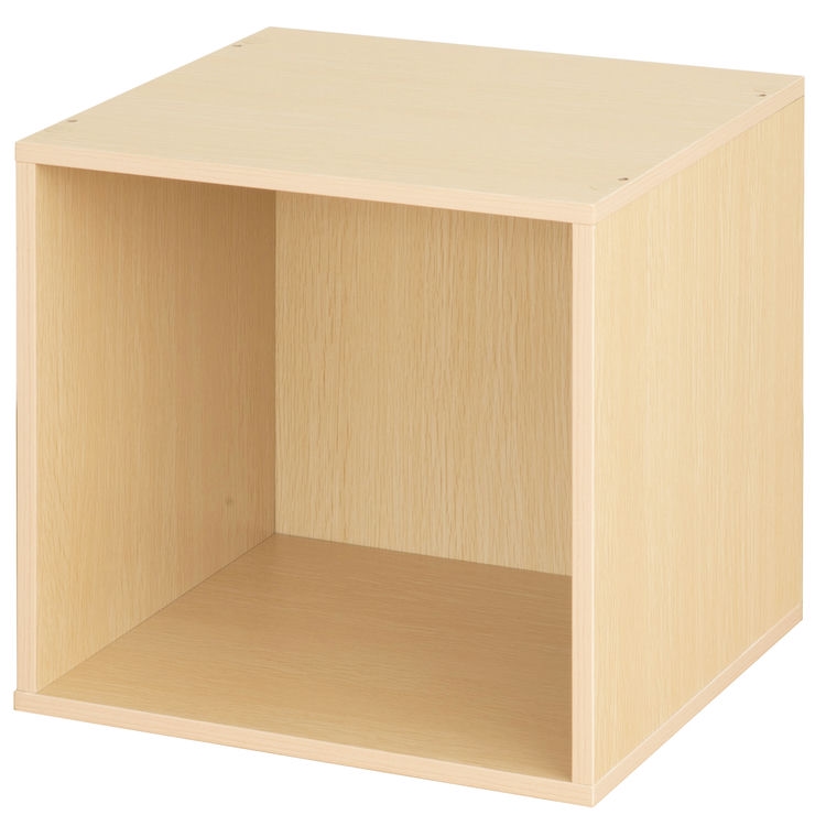 キューブボックス ツートンカラー CUBE BOX オープン 扉付き 棚付き