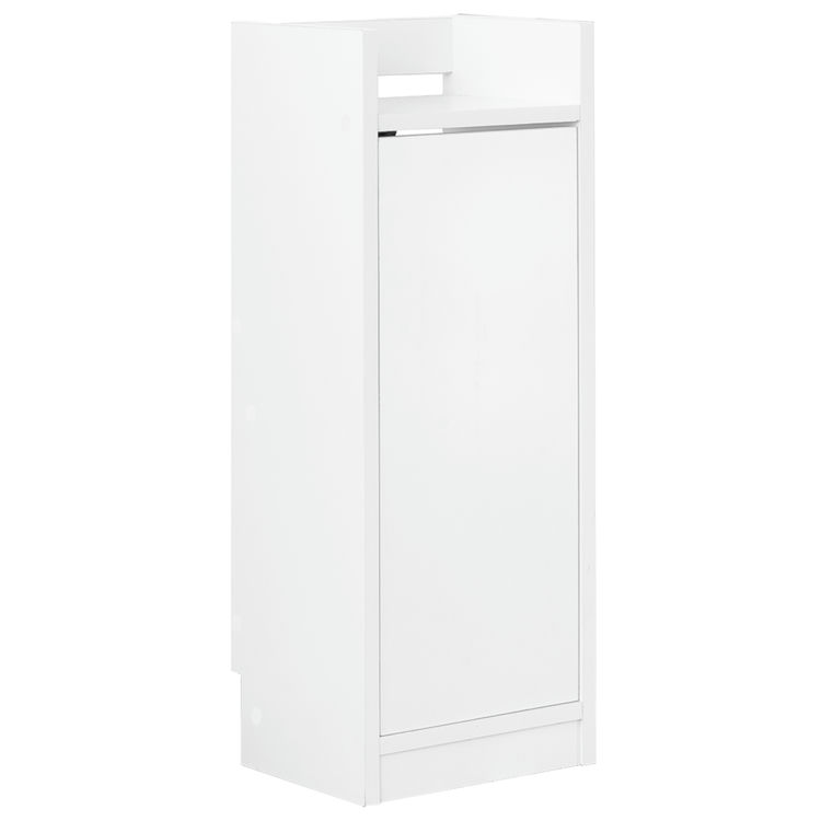 ルーターBOX 省スペース　30cm スリム収納　ホワイト ルーター 収納ボックス 幅30cm 扉付き 電源タップ おしゃれ 隙間収納