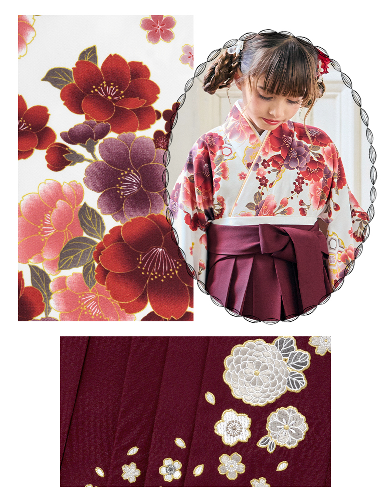 arisana（アリサナ） 袴セット 袴 卒園式 幼稚園 「簡単着付け袴フル