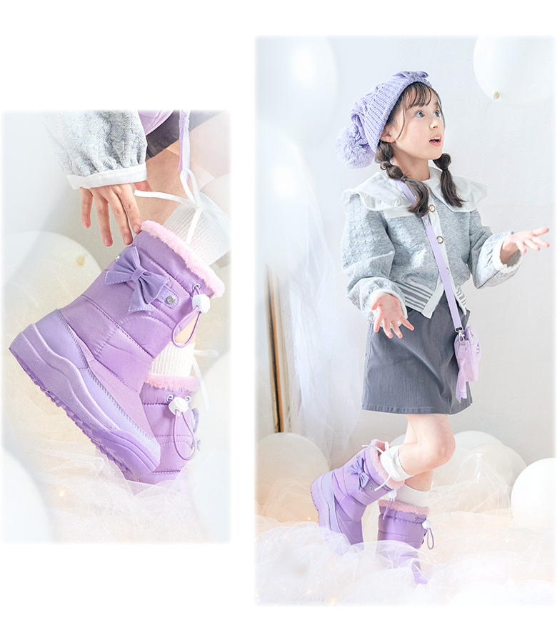 arisana スノーブーツ キッズ 女の子 子供 15 16 17 18 19 20 21