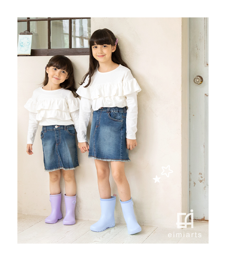 長靴 レインブーツ キッズ 子供 女の子 ジュニア こども 小学生 子ども 16 17 18 19 20 21 22 23 24 25 cm 関連画像3