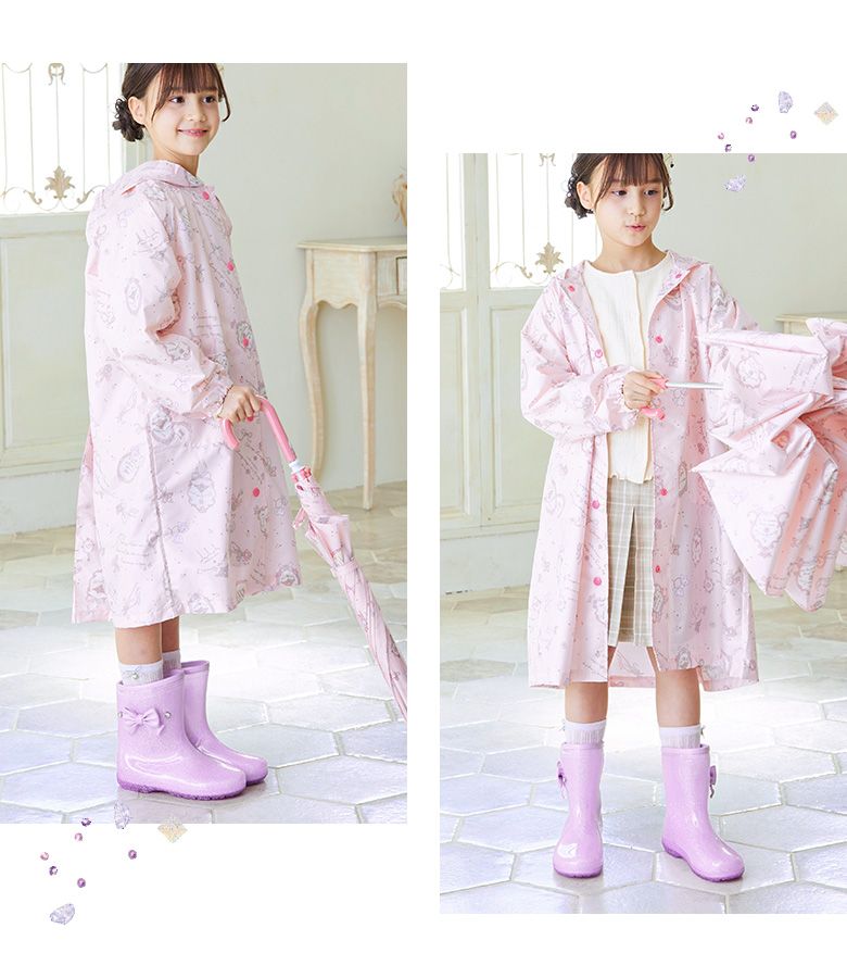 長靴 レインブーツ キッズ 子供 女の子 ジュニア こども 小学生 子ども 16 17 18 19 20 21 22 23 cm 関連画像4